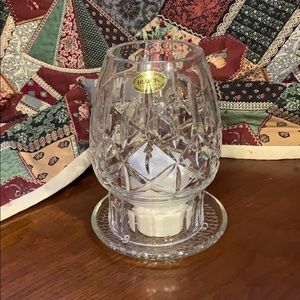 Block 24% Full Lead Chrystal Hurricane Lamp Shade